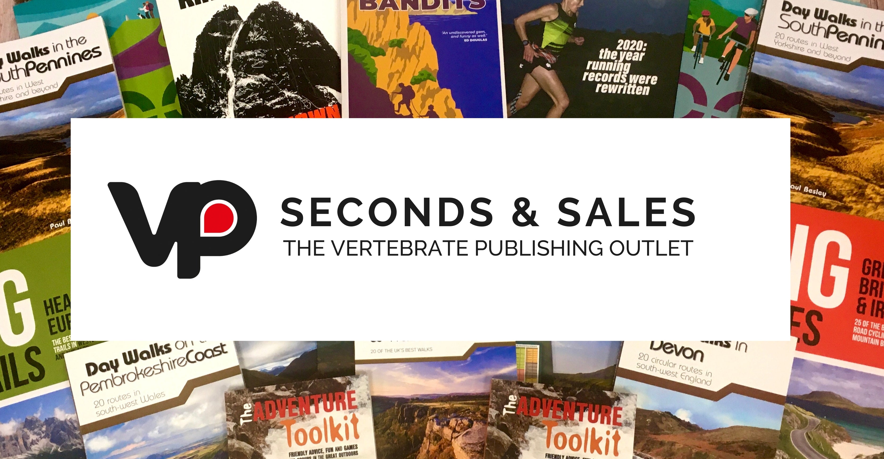 Seconds & Sales - the Vertebrate Publishing Adventure Books outlet