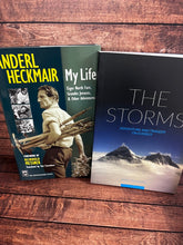 Load image into Gallery viewer, Anderl Heckmair, My Life, the story of the Eiger North Face first ascent. plus a free copy of The Storms
