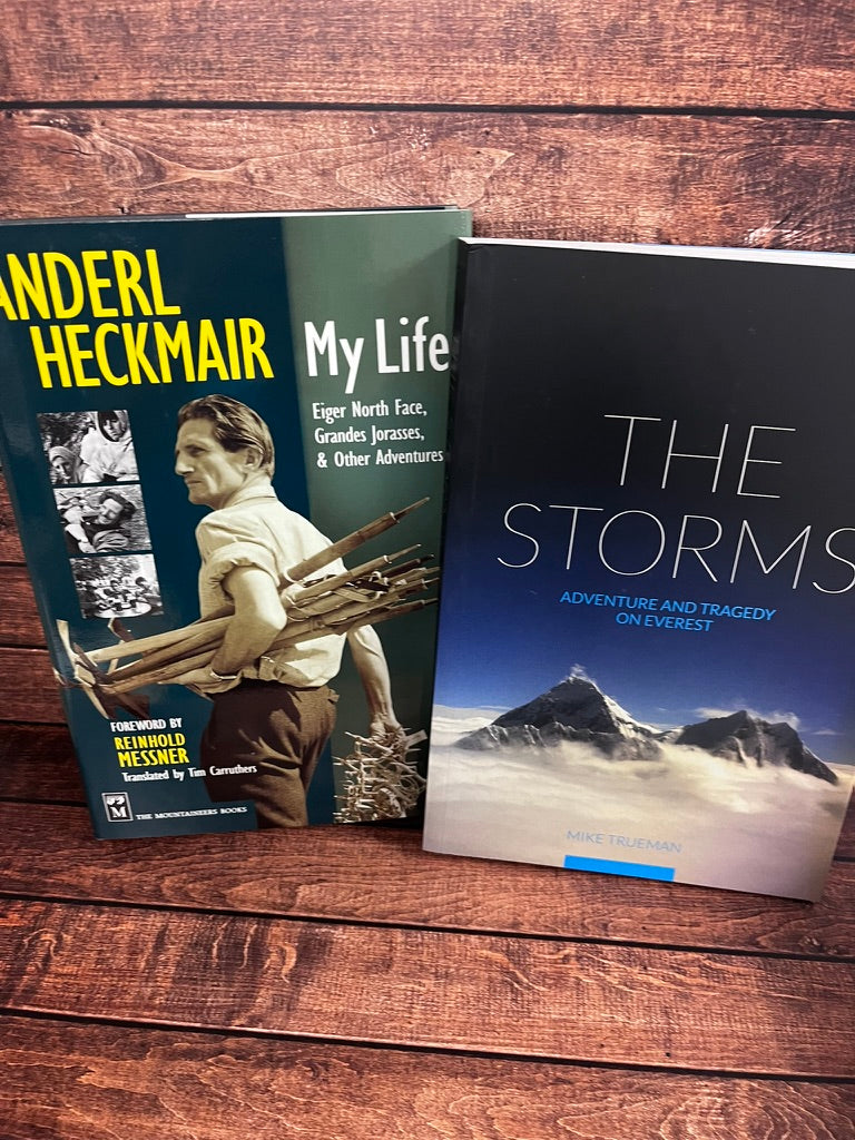 Anderl Heckmair, My Life, the story of the Eiger North Face first ascent. plus a free copy of The Storms