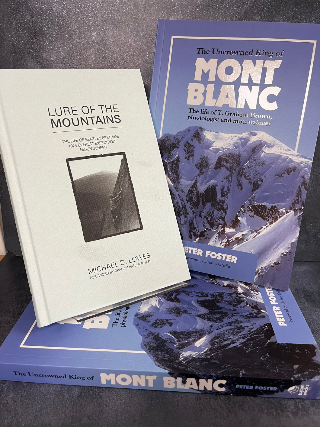 Lure of the Mountains plus a free copy of Uncrowned King of Mont Blanc
